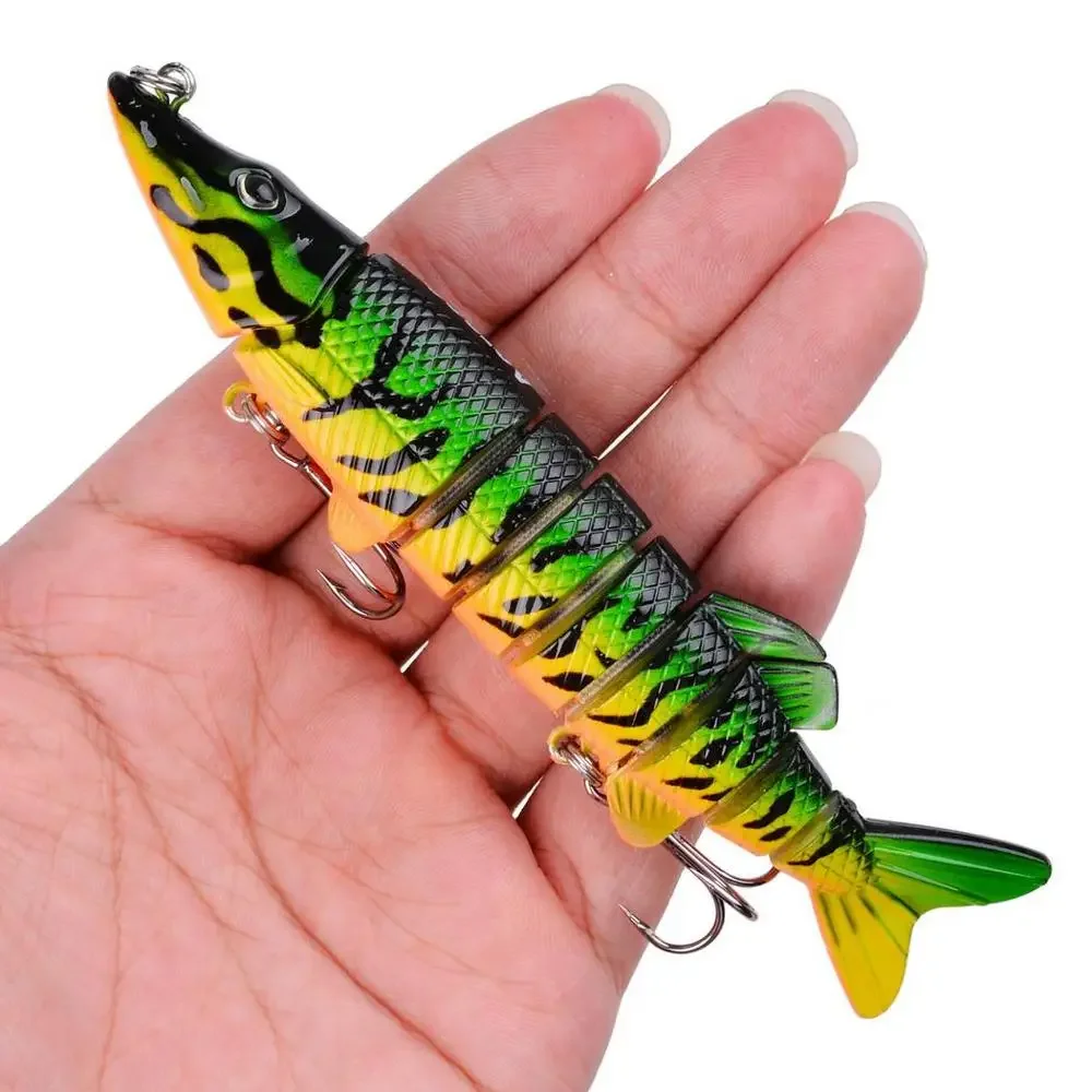 1 Uds. Cebo de natación Artificial multiarticulado, Señuelos de Pesca, cebo Artificial de 20g, Wobbler que se hunde, swimbait, señuelo articulado, aparejos de Crankbait - imagen 3