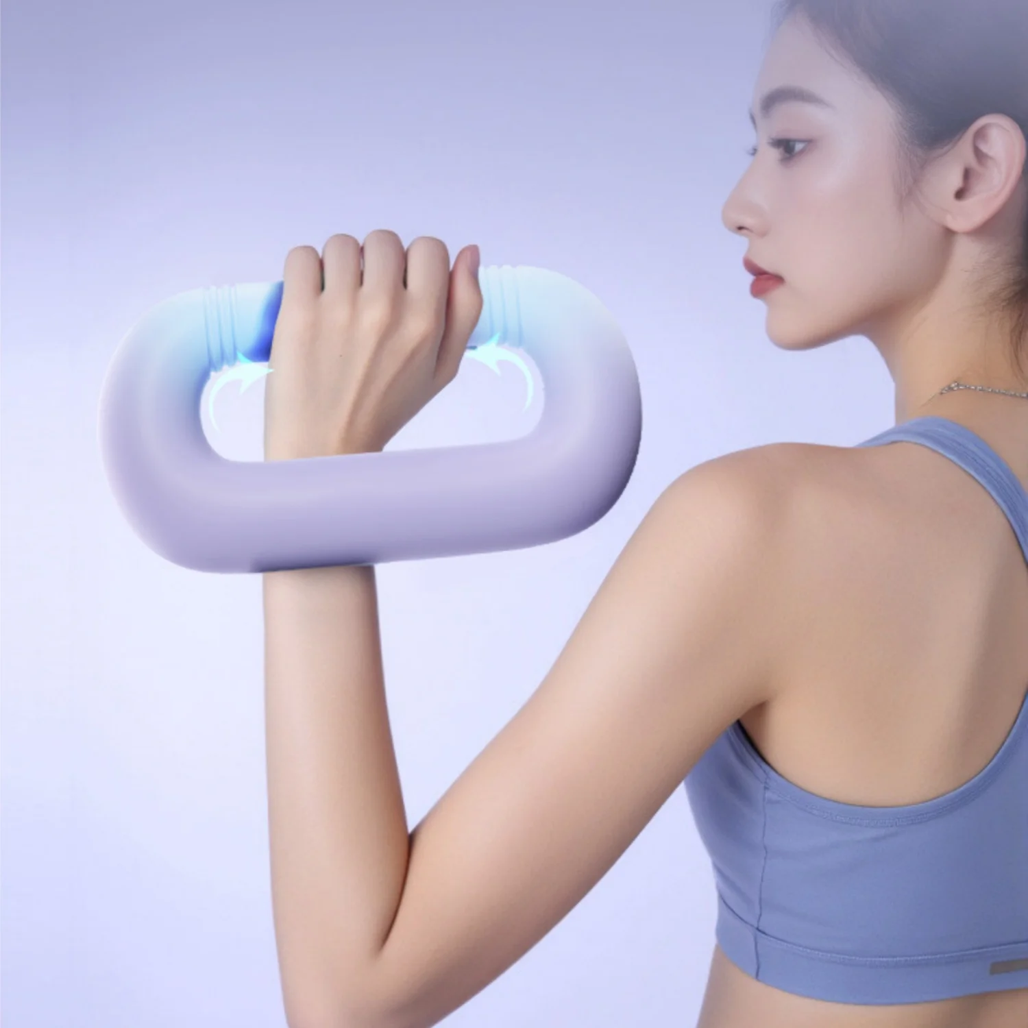 Nuevo mancuerna de arena 2 uds 1kg mancuerna suave portátil fuerza entrenamiento muscular baile Fitness mancuerna Circular equipos deportivos - imagen 2