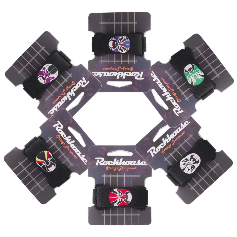 Elimina el ruido traste envoltura amortiguador de ruido de guitarra fácil de instalar cinta insonorizada de guitarra cinta de haz de guitarra silenciosa ajustable bajo - imagen 2