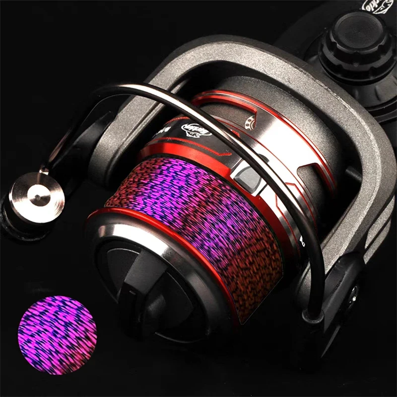 ZUKIBO-sedal de pesca manchado súper Invisible, 2000M, sedal biónico moteado, sedal de monofilamento recubierto de fluorocarbono - imagen 4