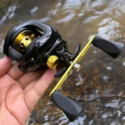 Carrete Baitcasting Metálico 7.2:1 – Arrastre potente y suave
