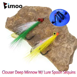 Bucktail Clouser Deep Minnow - Señuelo streamer para agua salada