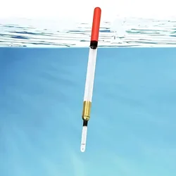 Tubos flotantes transparentes para pesca de carpa con luz