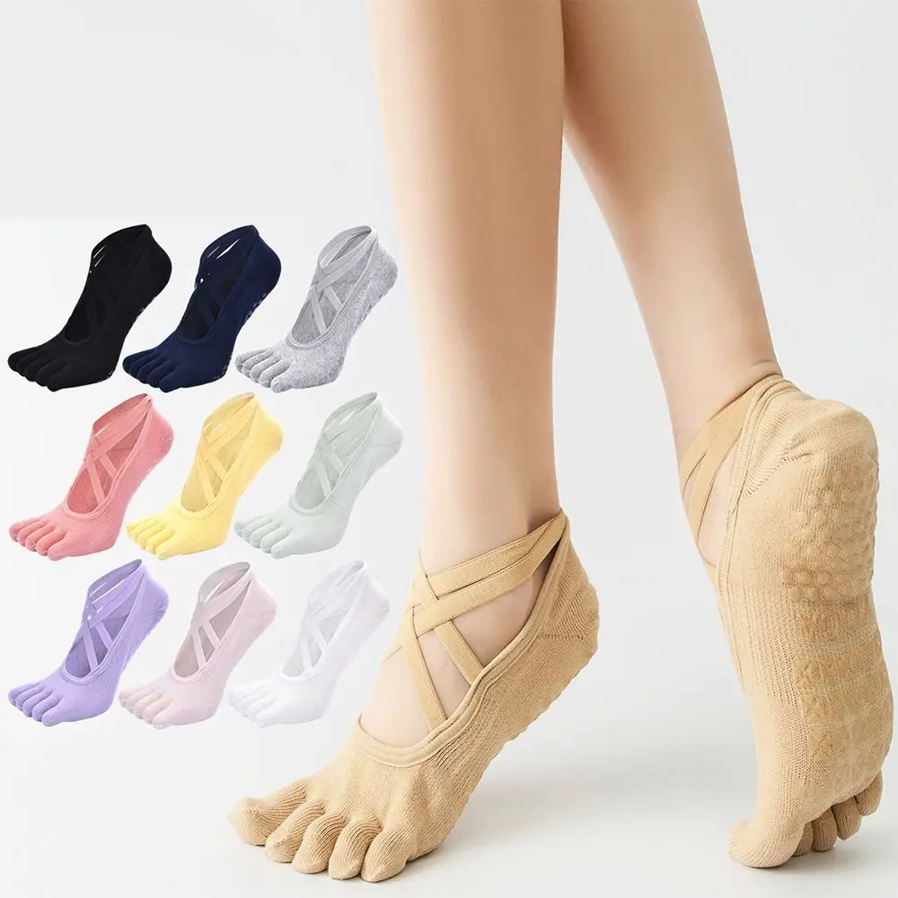 Calcetines Antideslizantes Silicona Pilates Yoga – Cinco Dedos - imagen 5