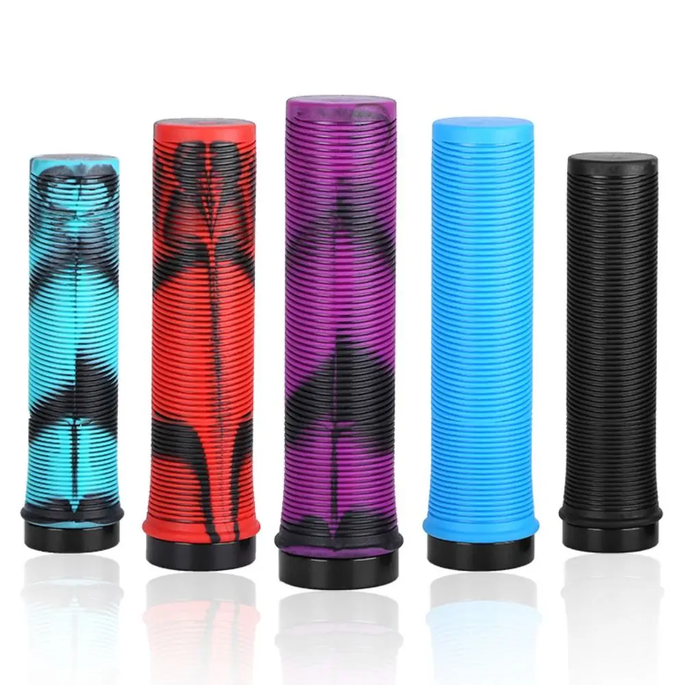 Nuevo Empuñaduras de manillar de bicicleta TPR, cubierta de manillar a prueba de golpes en 5 colores, accesorios antideslizantes para ciclismo, deportes al aire libre - imagen 3