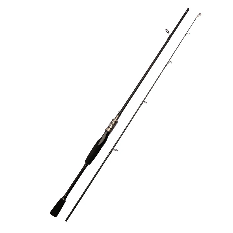 Caña de pescar giratoria de fibra de carbono, 1,65 M/1,8 M, cebo, 8-25g, línea WT 8-15LB, señuelo rápido - imagen 2