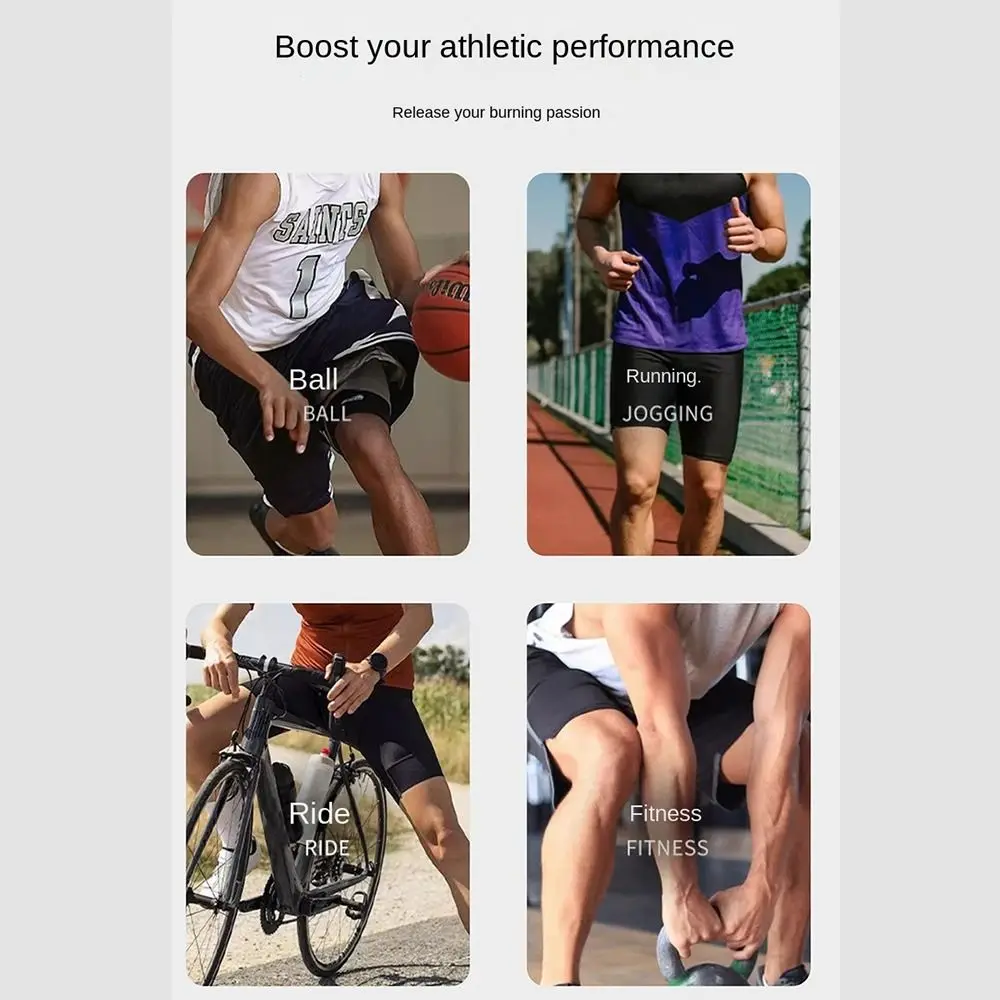 Calcetines antideslizantes de compresión para pantorrilla, protección contra la transpiración, soporte para pantorrilla, calcetines tobilleros elásticos transpirables para correr