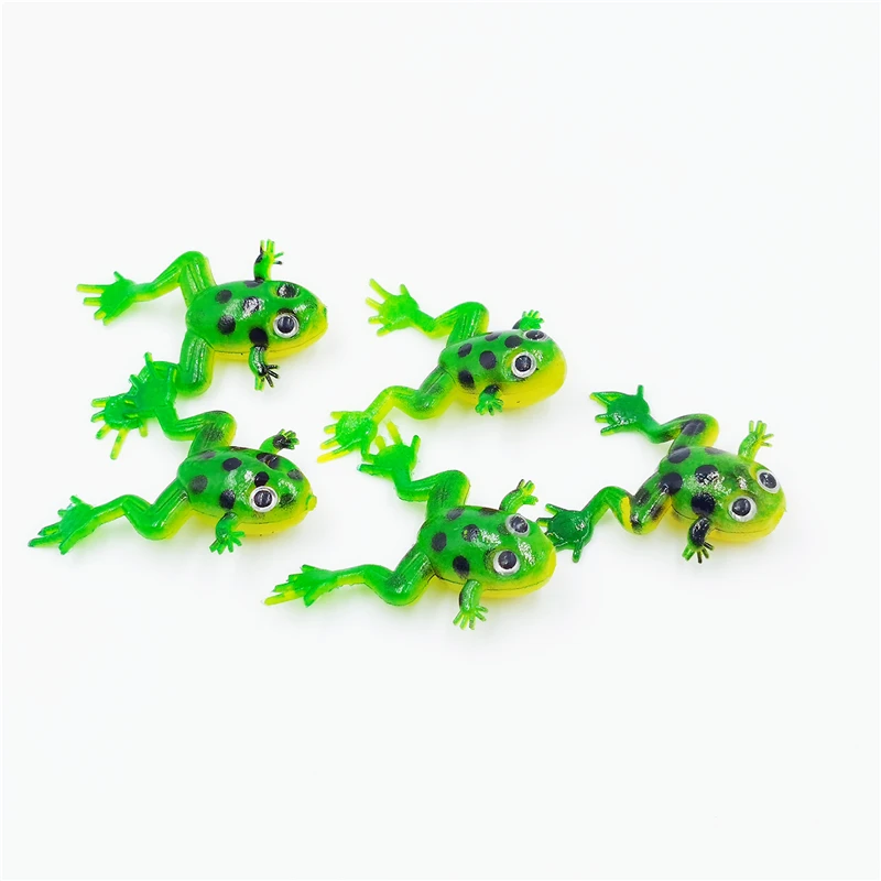 Señuelos flotantes de silicona con forma de rana para carpa - imagen 3