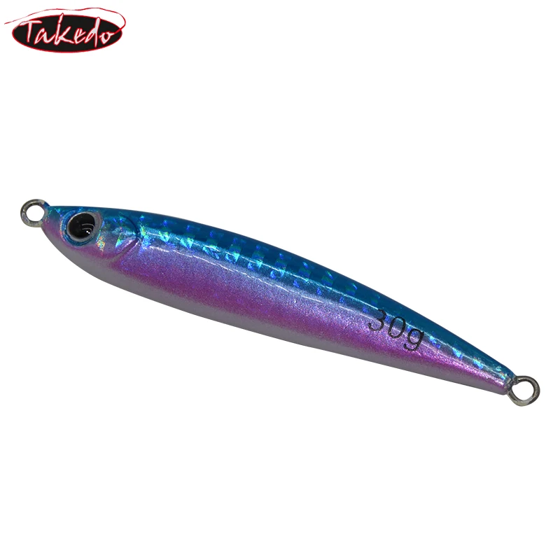 TAKEDO RX08 vientre luminoso 30G 6,5 cm hundimiento plantilla de Metal señuelo cebo hierro agua salada JIgging señuelo de pesca - imagen 3
