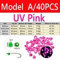 A 40PCS UV Pink