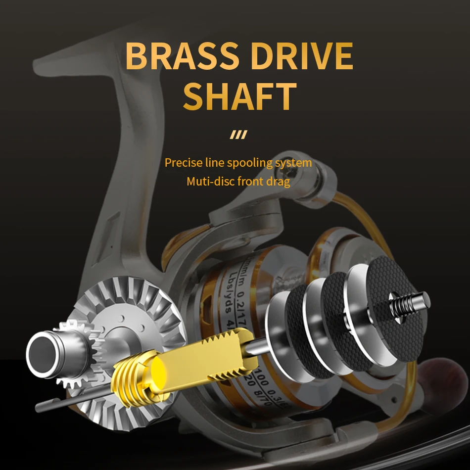 ROOBLINOS GW draaiende molen voor vissen, met 10 kg remkracht en lichtgewicht ontwerp - imagen 5