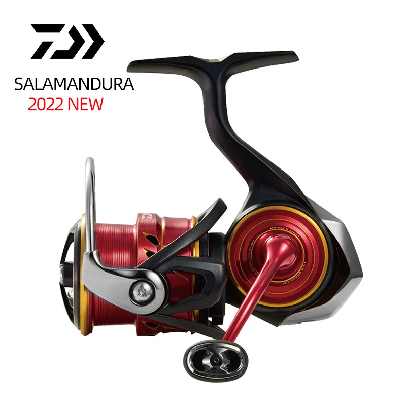 DAIWA-carrete de pesca giratorio SALAMANDURA LT, carrete de Baitcasting 7 + 1BB Drag 5-10KG, novedad de 2022 - imagen 2