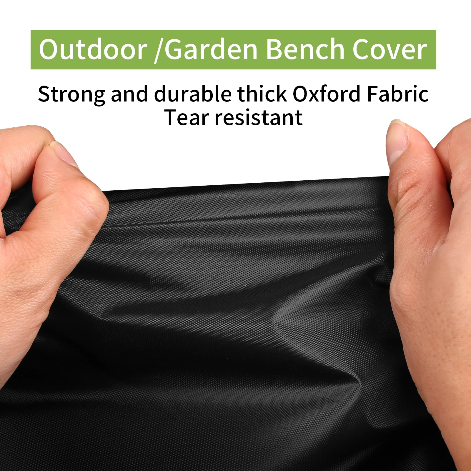 Fundas para banco de jardín de 3/2/1 asientos, impermeables, resistentes, Oxford 210D, fundas para banco de exterior con cubierta para silla de jardín y Patio Anti-UV - imagen 4