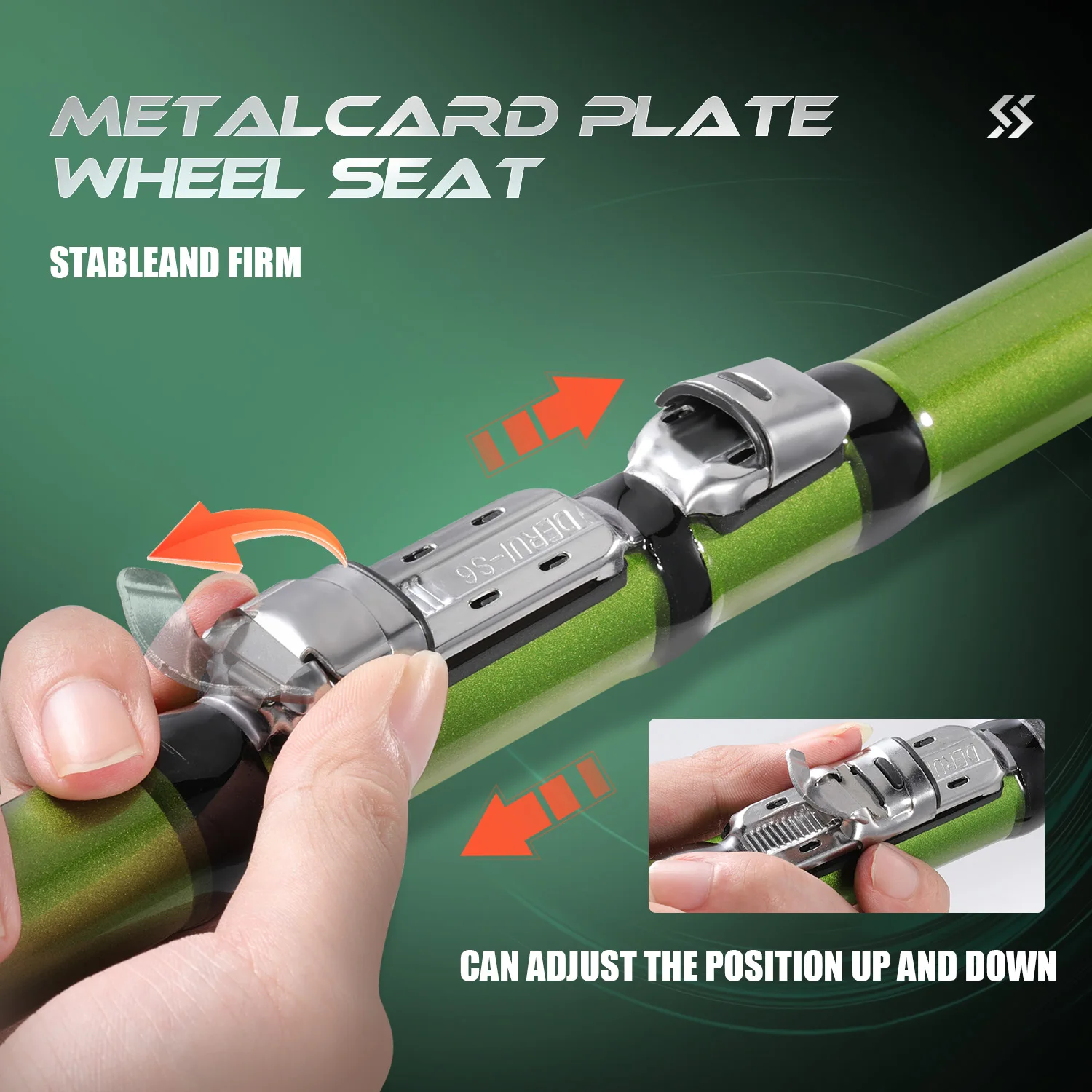 Sougayilang Rock Fishing Rod Small FRP Soft Tail 3.6/3.9/4.2m Spinning Fishing Pole Telescopic Short Joint Long Range - imagen 4