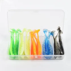 20 piezas/5 colores 7,5 cm con caja Kit de Señuelos de Pesca Euro-cebo Artificial Premium para perca, Lucio, carpa, increíble regalo de pesca para pescador