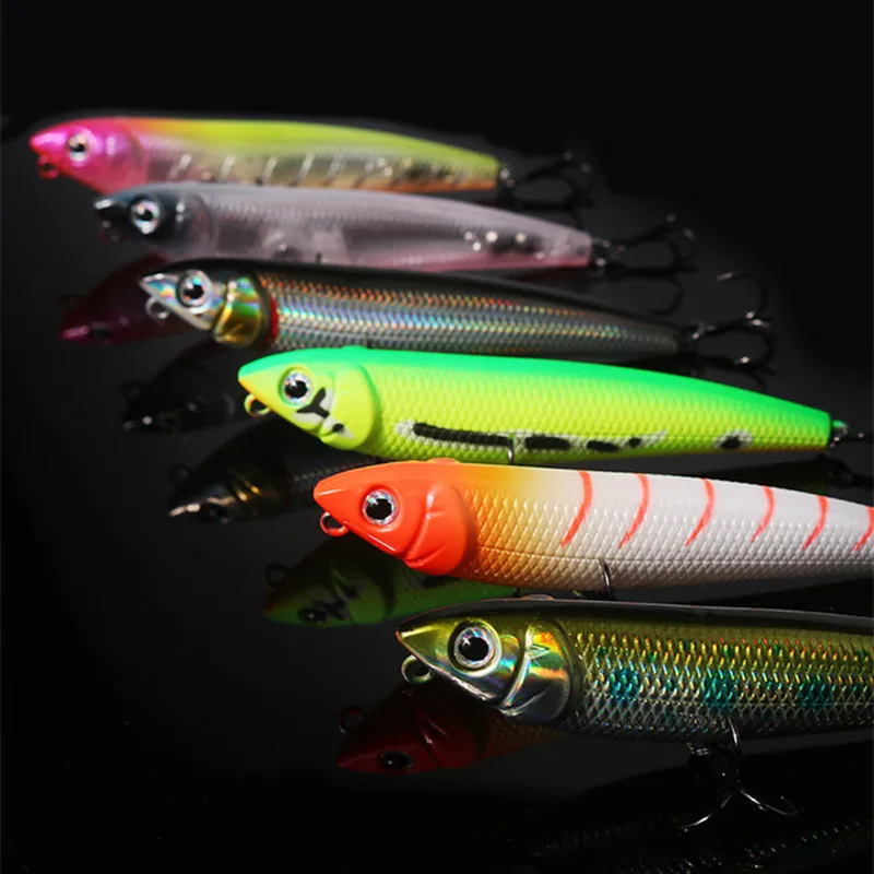 DOG-X-señuelo superlápiz de 10g/9cm, señuelos duros brillantes para el vientre de pesca, lote de 5 unidades - imagen 4