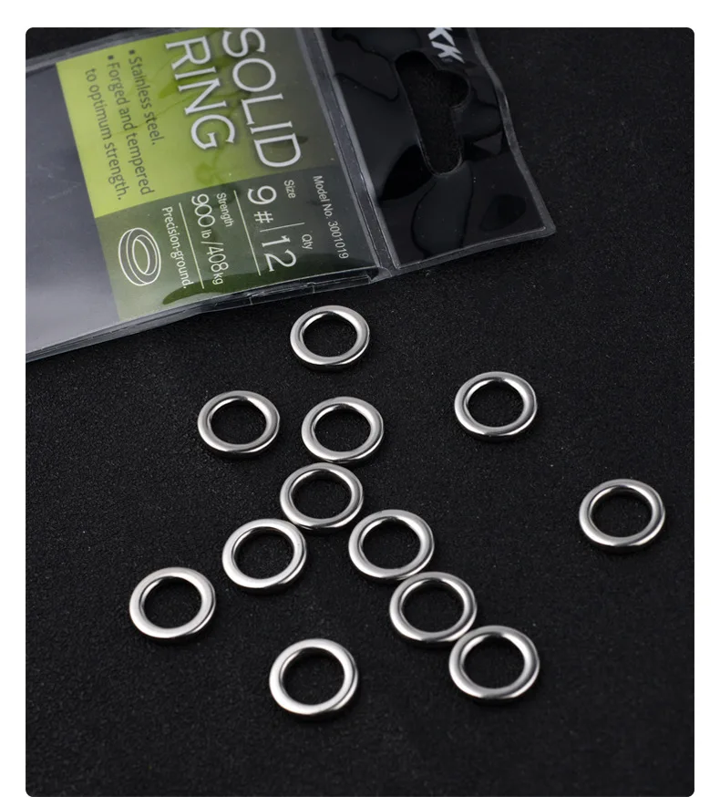 Anillo de acero inoxidable BKK para pesca con señuelos en barco - imagen 2