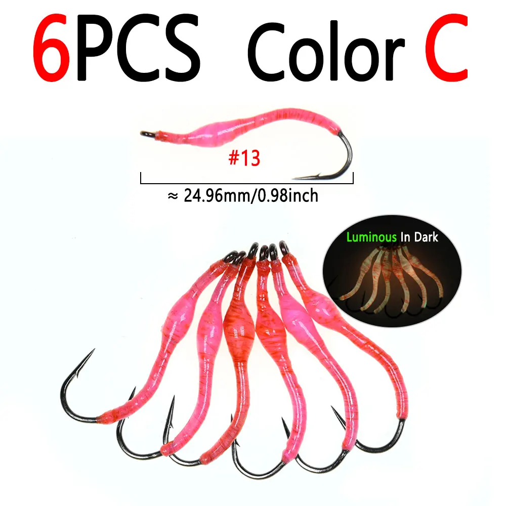 6pcs Color C
