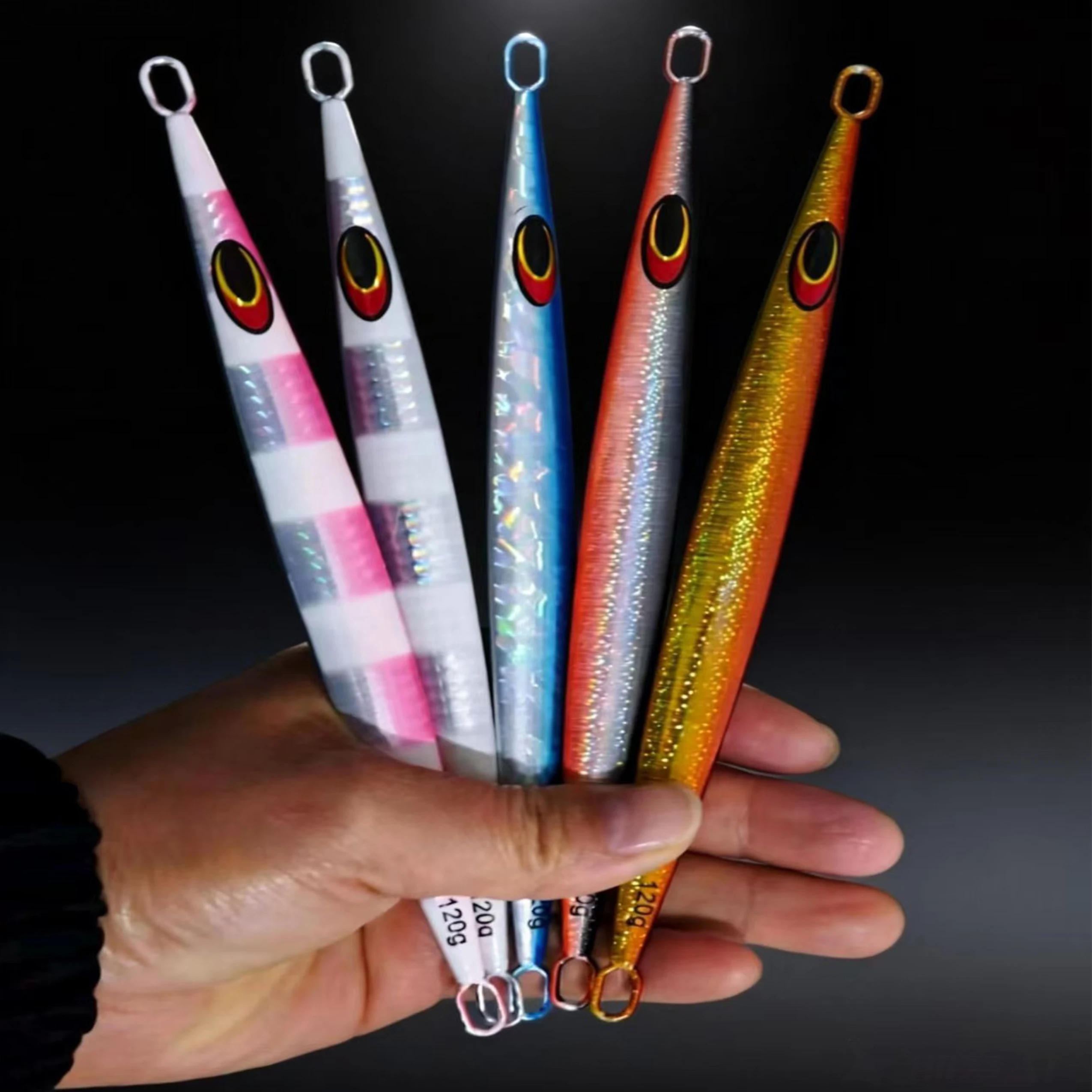 Jig metálico de hundimiento rápido para pesca en mar - imagen 5
