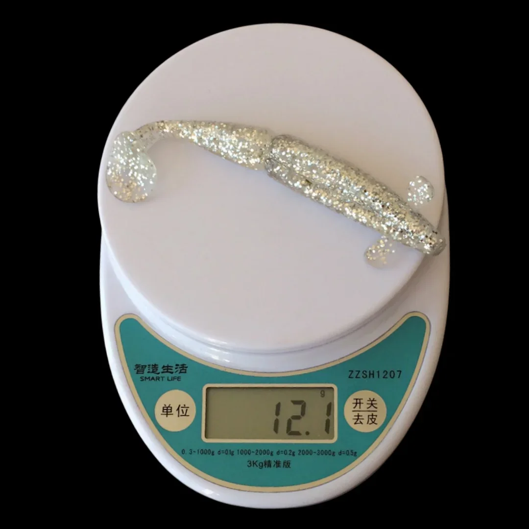 Señuelo de pesca de sábalo, 2 uds., 12cm, 12g, cebos blandos, Swimbait, Jigging, cebos artificiales, pesca, equipamentos, pesca de carpa - imagen 2