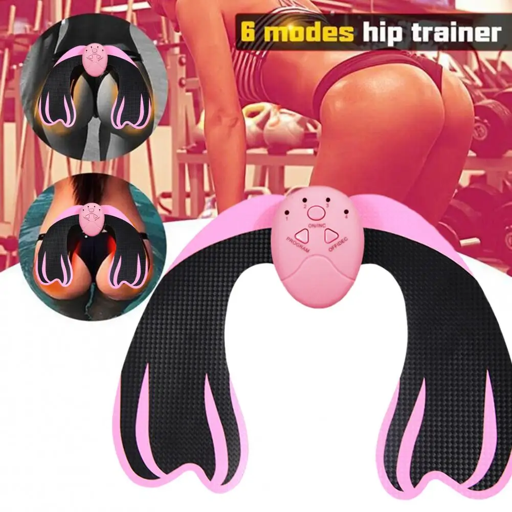 Entrenador de glúteos para mujer, 6 modos, tóner para glúteos de cadera, Estimulador muscular EMS, parche de entrenamiento para glúteos, masajeador, máquina de entrenamiento para levantamiento de glúteos
