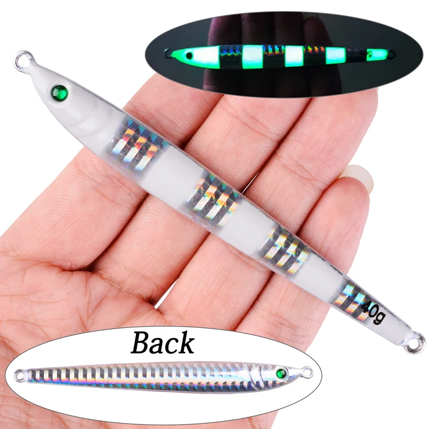 Plantilla de fundición de Metal larga Superfina, señuelo de pesca Artificial, aparejo de cebo, 7G, 10G, 14G, 17G, 21G, 28G, 40G, cuchara de fundición a tierra, 1 ud. - imagen 4