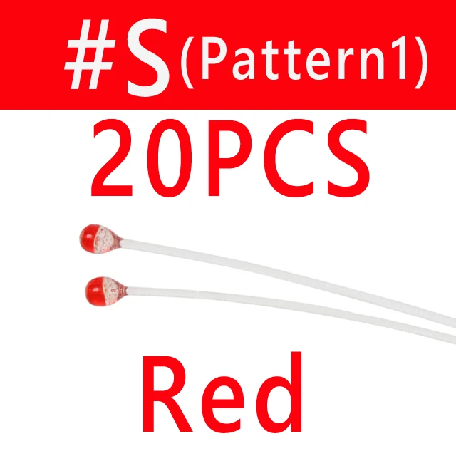 20PCS P1 S red