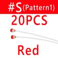20PCS P1 S red