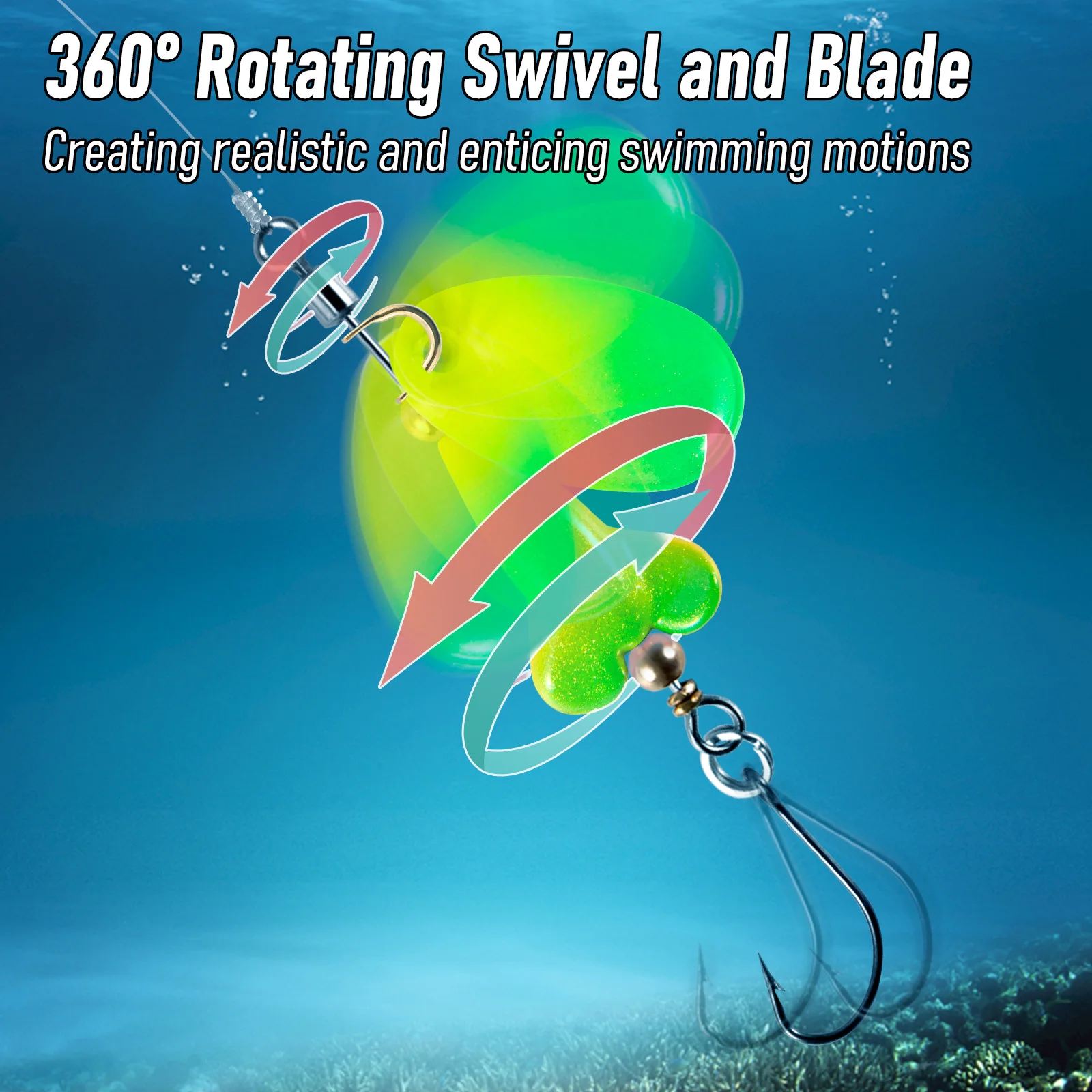 Spinner metálico para lubina y salmón – Señuelo wobble de jigging - imagen 3