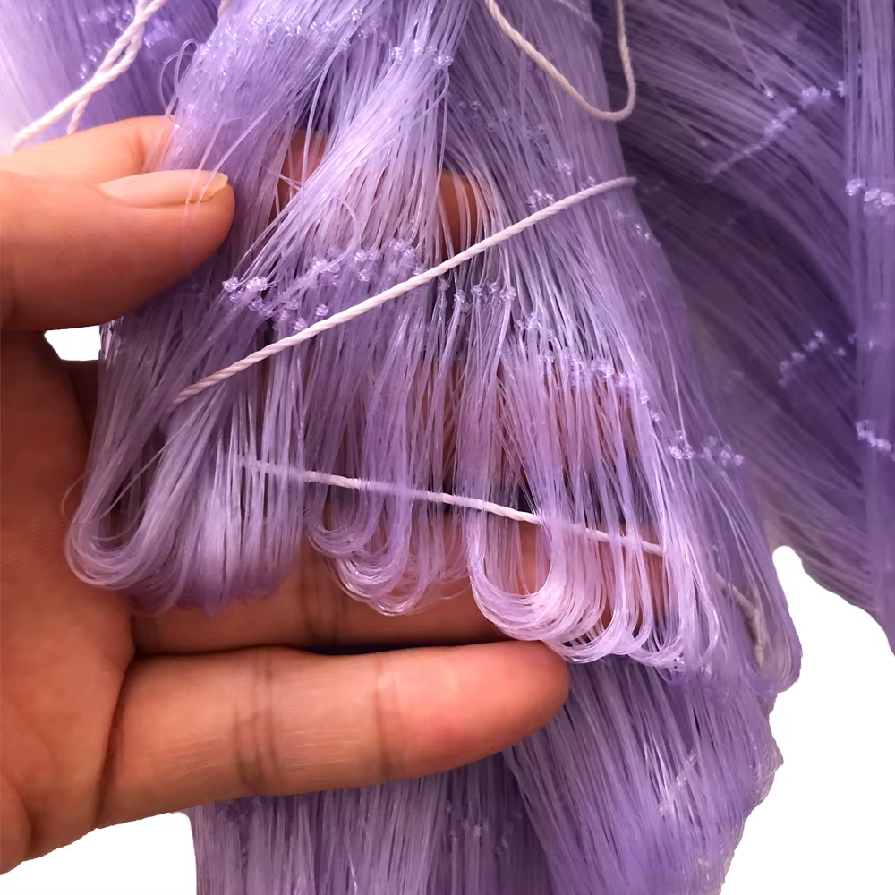 POUI COME DREAM Red de pesca de nailon monofilamnet Productos semiacabados Red de enmalle azul, línea gruesa 0,35 mm-0,5 mm, tamaño de malla 33 mm-44 mm - imagen 5