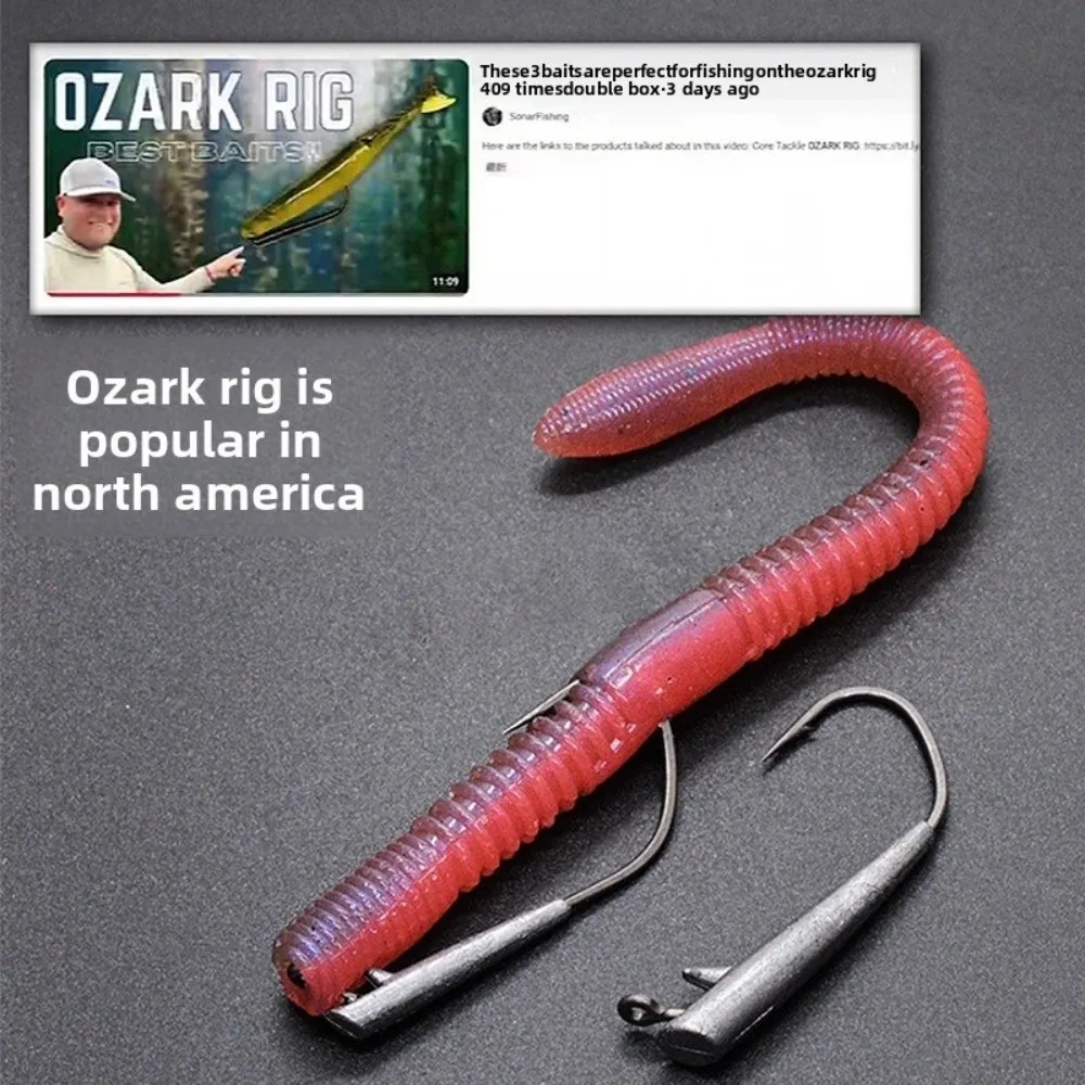 Juego de 5 uds. De anzuelo con cabeza de plantilla de aleación antimonía de peso de 1,8g-4,2g, anzuelo de pesca recubierto de aparejo Texas, aleación de alta antimonía - imagen 2