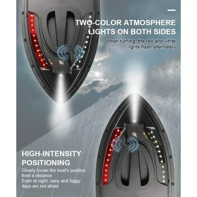 Marca MBLN, capacidad de 5200mAh-36000mAh súper larga, resistencia de 2-12 horas, carga de 2kg, Control remoto inteligente, barco de cebo de pesca, VX - imagen 3