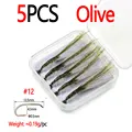 5pcs Olive Size 12