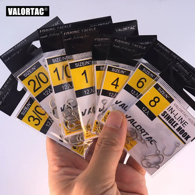 12 unids/pack anzuelos de pesca en línea para señuelo y cebo Hardbait anzuelos de pesca individuales en línea para pesca - imagen 5