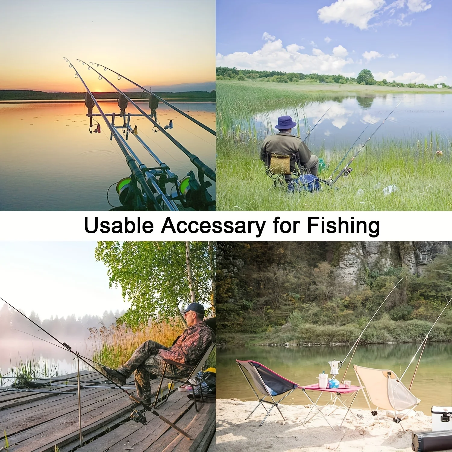 Alarma de pesca con campana de cobre y clips de sujeción - imagen 3