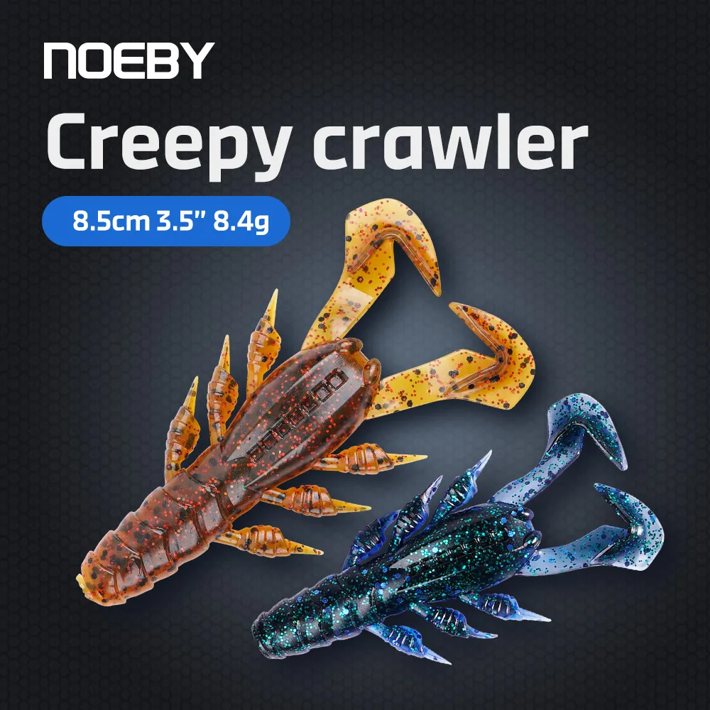 NOEBY Craw Shrimp señuelo para flipping, jigging y lubina - imagen 3