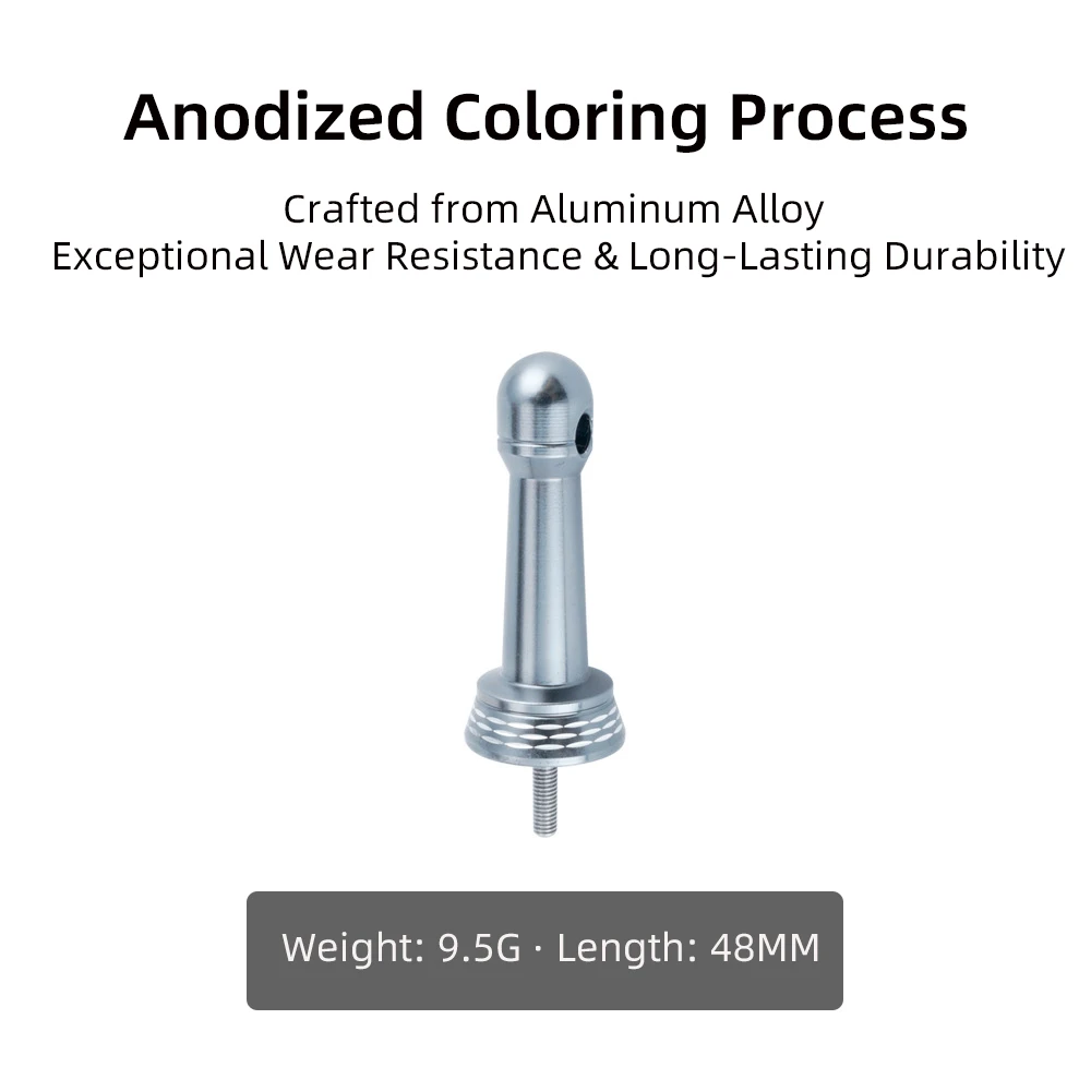 Huidiao-soporte de carrete de pesca ligero, barra estabilizadora de Metal, barra de equilibrio colorida para mango atornillable y enchufable de la serie 500-7000 - imagen 2