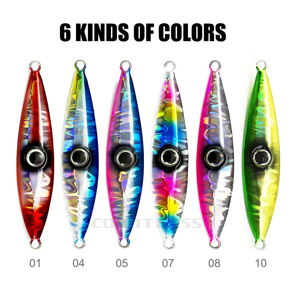 Countbass Metal Jigging Slim Jigs, juego de lubina, Señuelos de Pesca, 20g, 30g, 40g - imagen 4