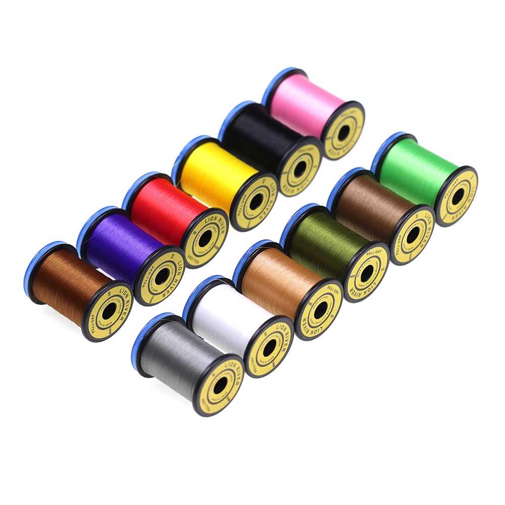 ICERIO 1 carrete 8/0 de nailon de alta resistencia para Mosca de Ninfa húmeda, materiales de atado de señuelos de mosca, accesorios de pesca - imagen 4