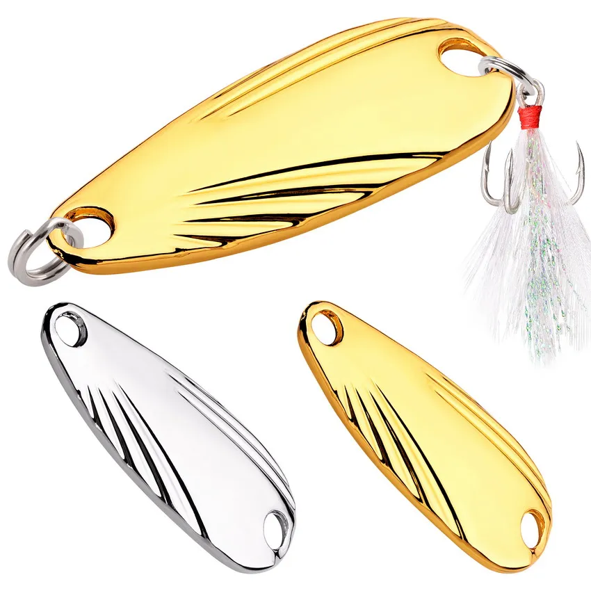 Juego de Señuelos de Pesca con cuchara de Metal, 12 piezas, 5g/10g/15g/20g/30g/40g, Wobbler, Casting, Jigging, aparejos, accesorios - imagen 5