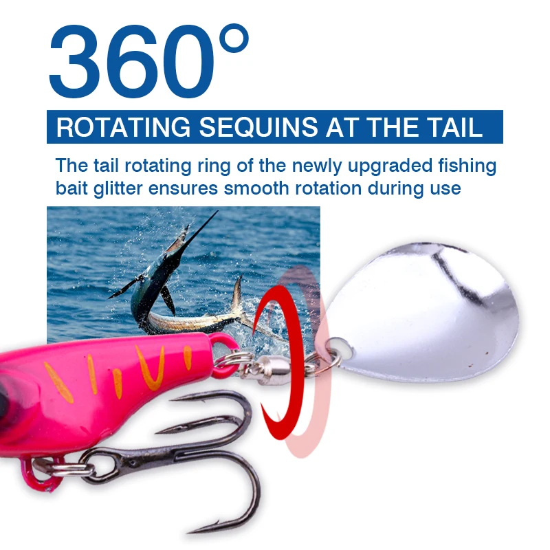 FJORD señuelo spinner swimbait para perca con cola vibratoria - imagen 2