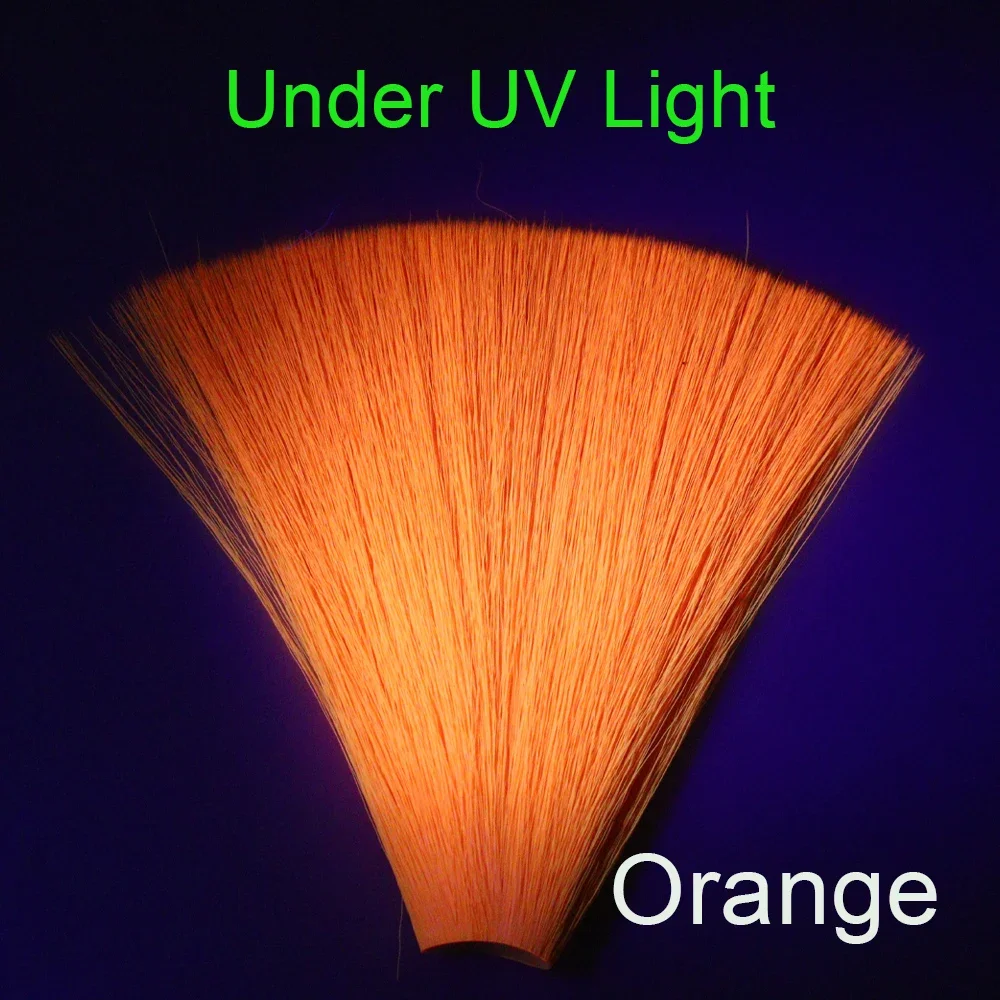 ICERIO-Material de atado de fibra de cola de caballo sintética cónica larga para colas mayfly, ninfas, serpentinas de pececillos, Poppers, señuelo de plantilla almiñada - imagen 4