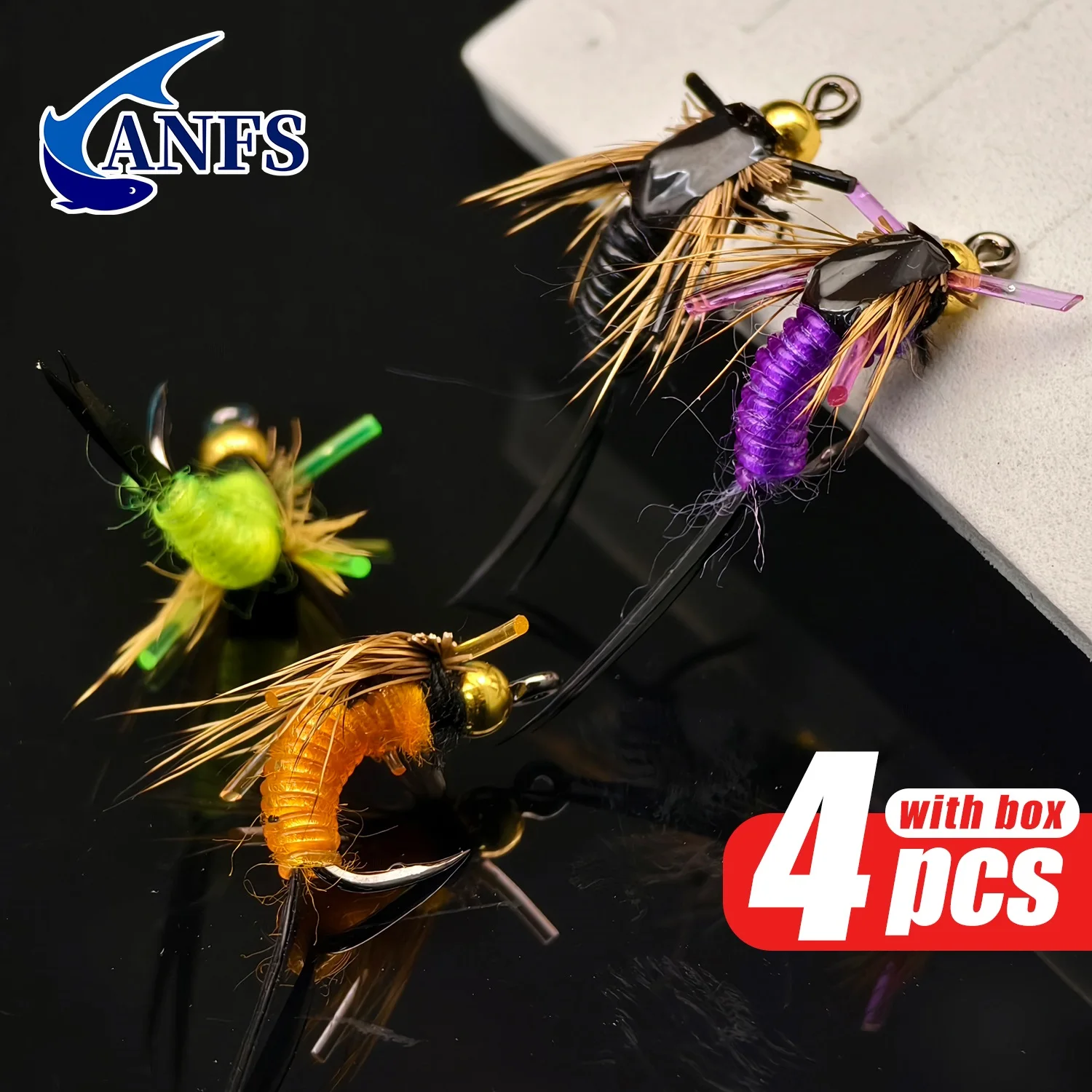 ANFS Señuelos de mosca para trucha – Diseño realista - imagen 3