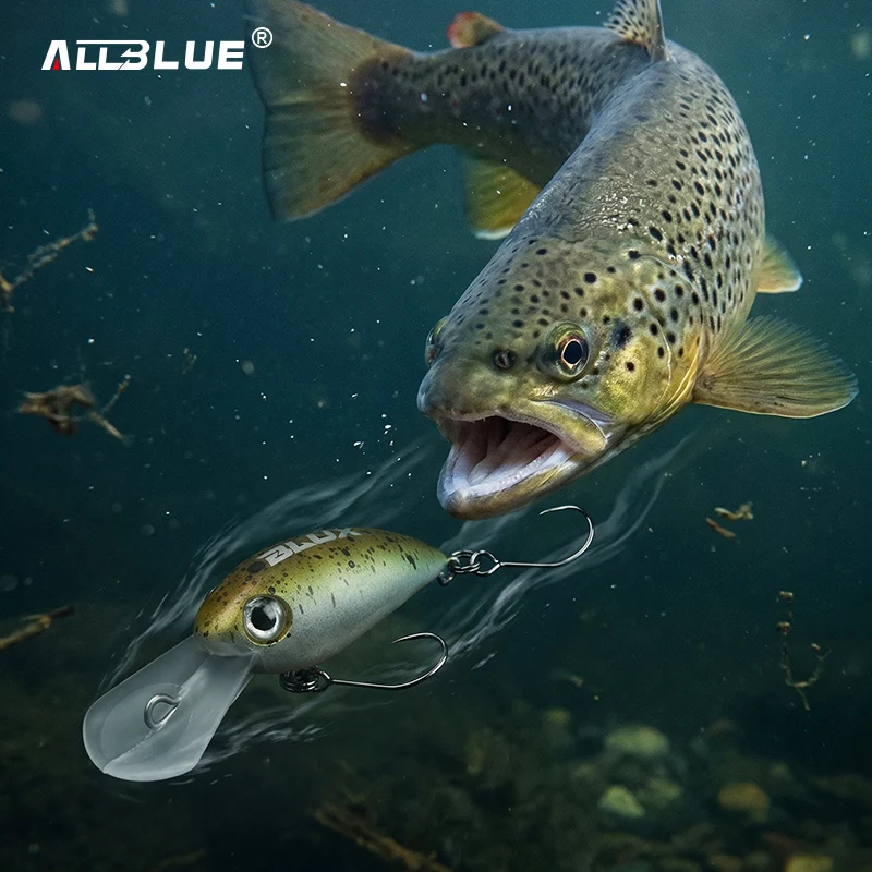 ALLBLUE TREMO 28DR F Crankbait BFS flotante 1.6g para trucha - imagen 5