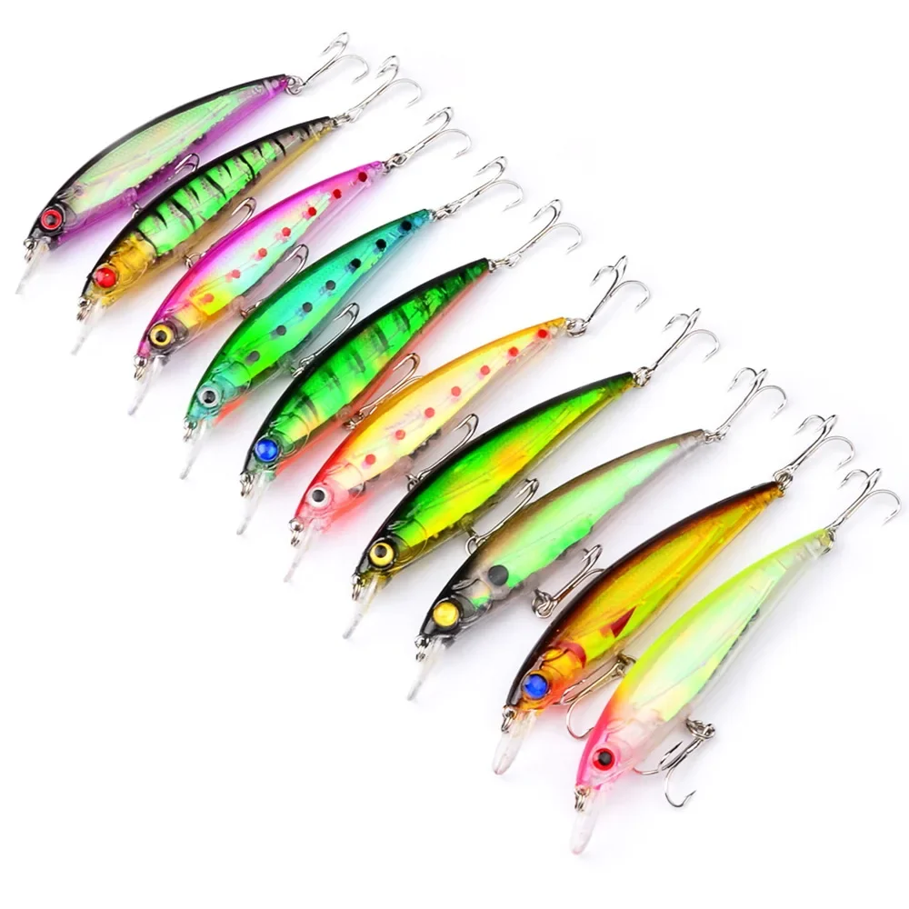 Señuelo Minnow flotante 11cm – Cebo duro tipo Crankbait para lubina - imagen 3