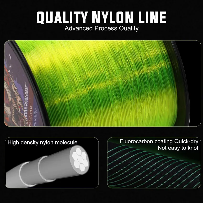 500M Nylon japonés monofilamento duradero roca mar/sedal de pesca de agua dulce diámetro 0,14mm a 0,40mm aparejos de pesca - imagen 5