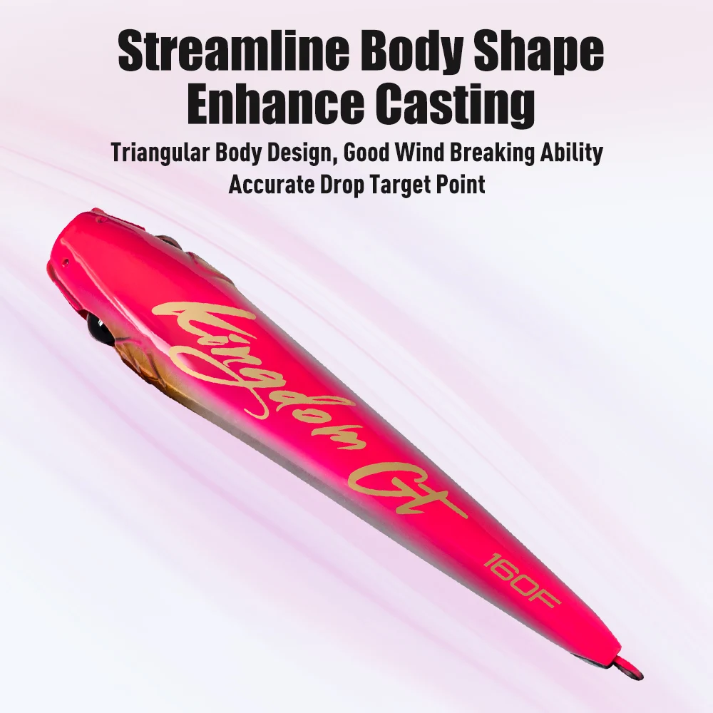 Kingdom GT-señuelo de pesca Popper Topwater, 160mm, 180mm, 56,5g, 79,5g, cebos duros artificiales, Señuelos de pesca de atún de agua salada, Wobblers - imagen 5