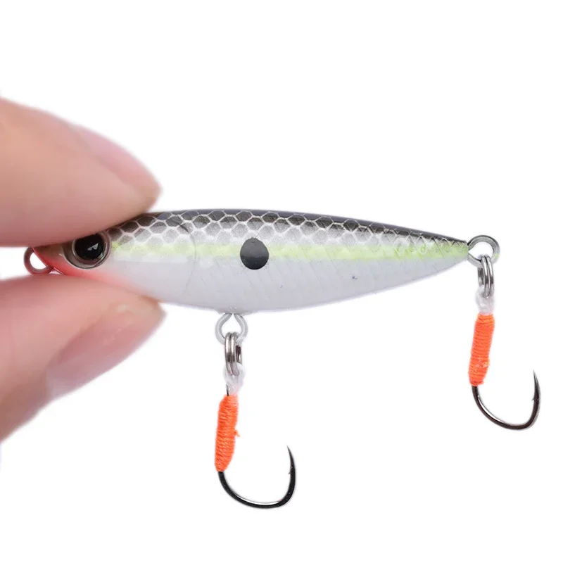 1 Uds 4,3 cm 1,8g señuelo de Pesca con lápiz flotante perros de agua superior cebos duros Wobbler cebo duro Artificial aparejos de Pesca - imagen 4