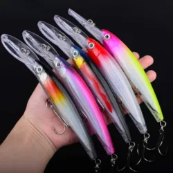 Minnow Flotante para Lucio – Señuelo Crankbait de Plástico Duro