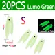 20pcs Lumo Green S